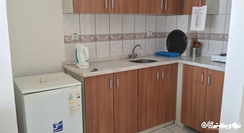 نمای آشپزخانه آپارتمان هتل